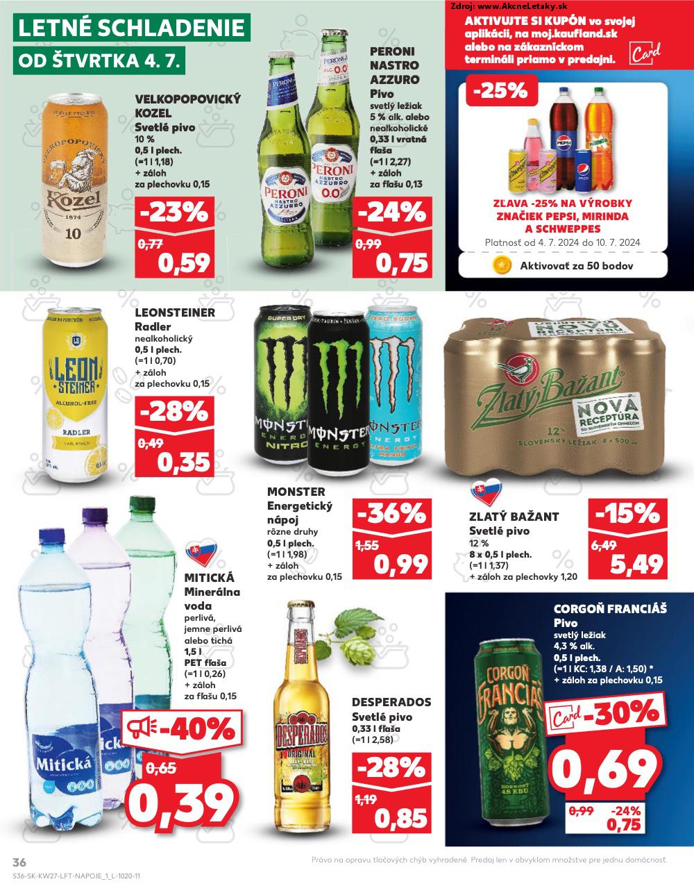 Kaufland leták strana 36 4 7 10 7 2024 AkčnéLetáky sk