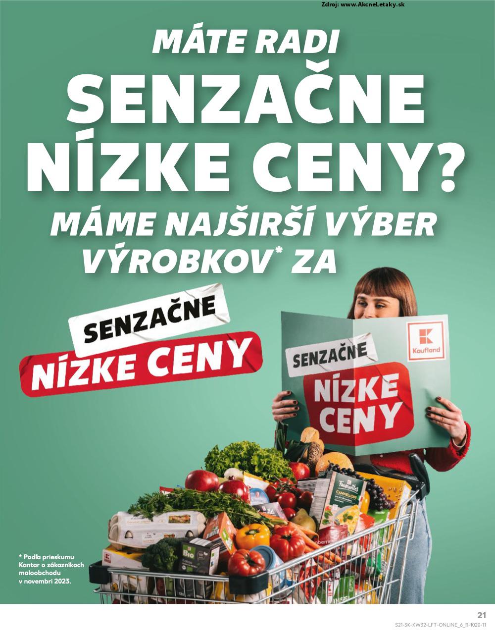 Kaufland leták strana 21 8 8 14 8 2024 AkčnéLetáky sk