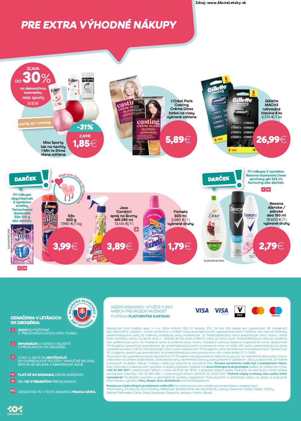 Leták 101 Drogerie (2. 4. - 15. 4. 2025) - strana 12 z 12