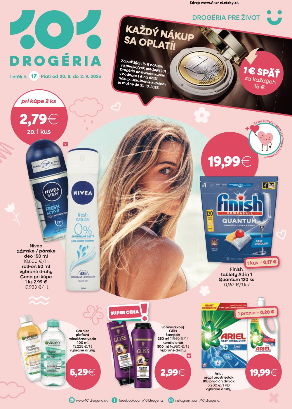 Leták 101 Drogerie - strana 1