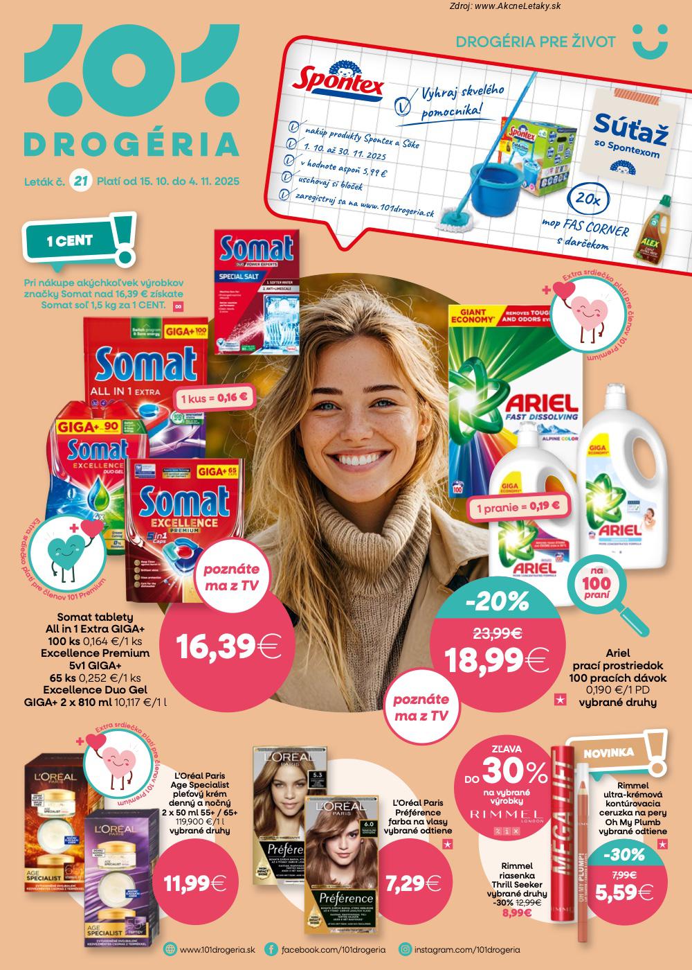 Leták 101 Drogerie - strana 1