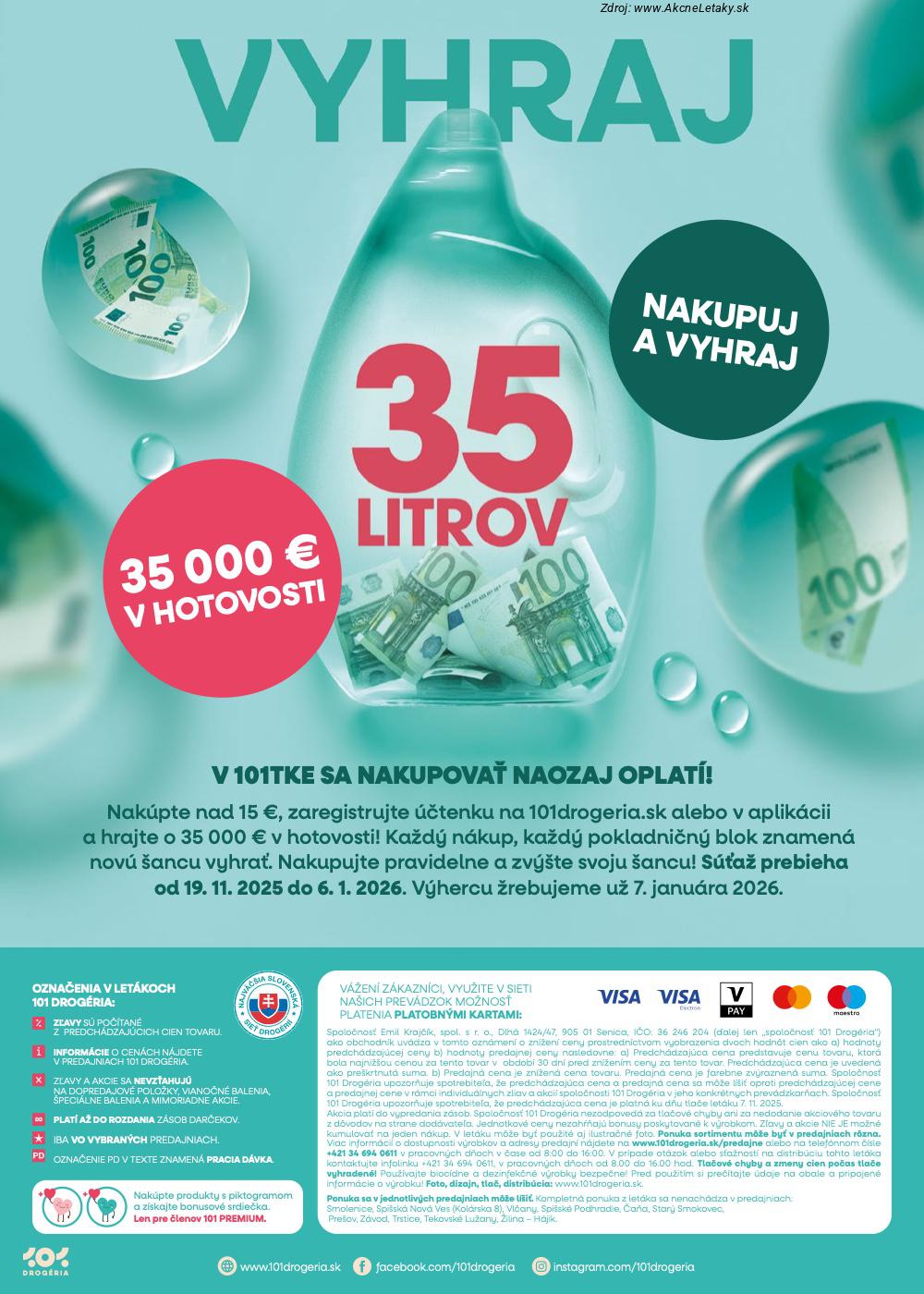 Leták 101 Drogerie (19. 11. - 2. 12. 2025) - strana 12 z 12