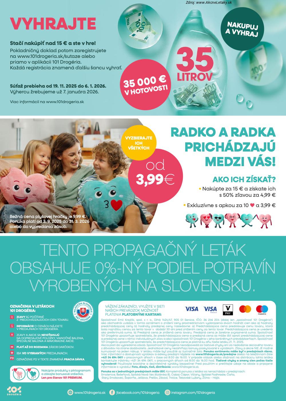 Leták 101 Drogerie (3. 12. - 16. 12. 2025) - strana 12 z 12