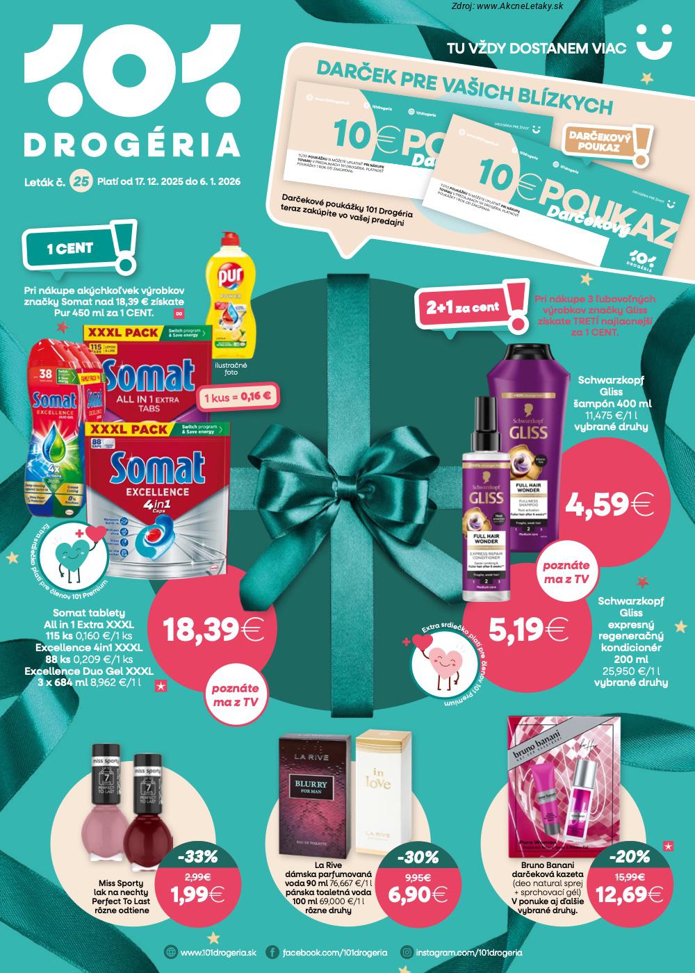 Leták 101 Drogerie - strana 1