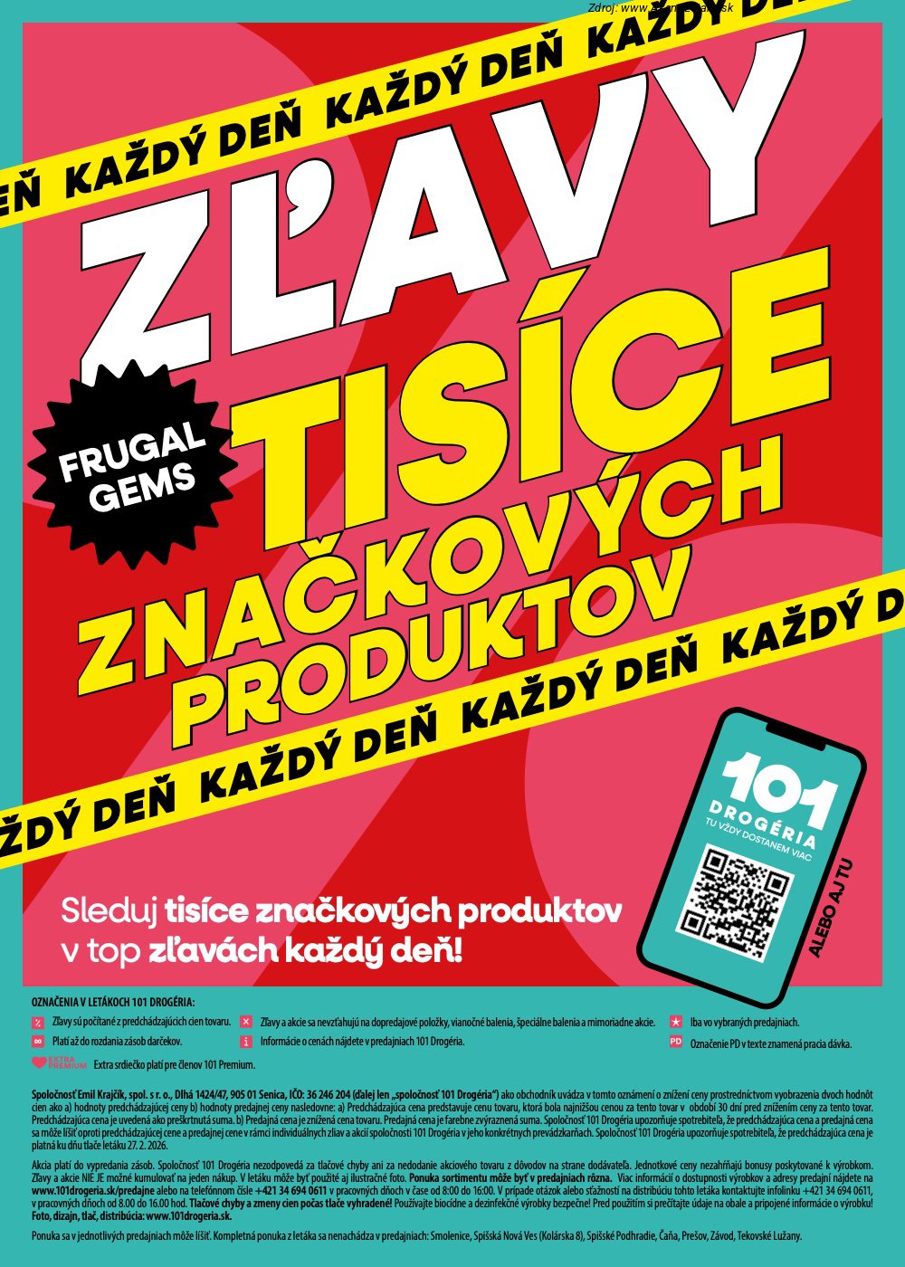 Leták 101 Drogerie (11. 3. - 24. 3. 2026) - strana 10 z 10