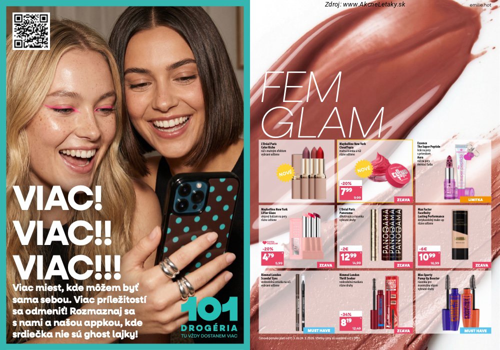 Leták 101 Drogerie (11. 3. - 24. 3. 2026) - strana 4 z 10