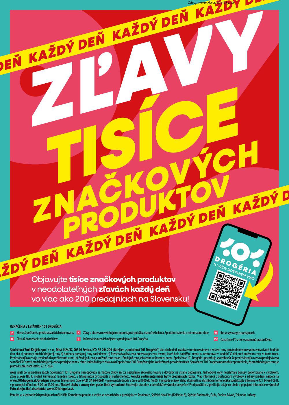 Leták 101 Drogerie (11. 3. - 24. 3. 2026) - strana 14 z 14