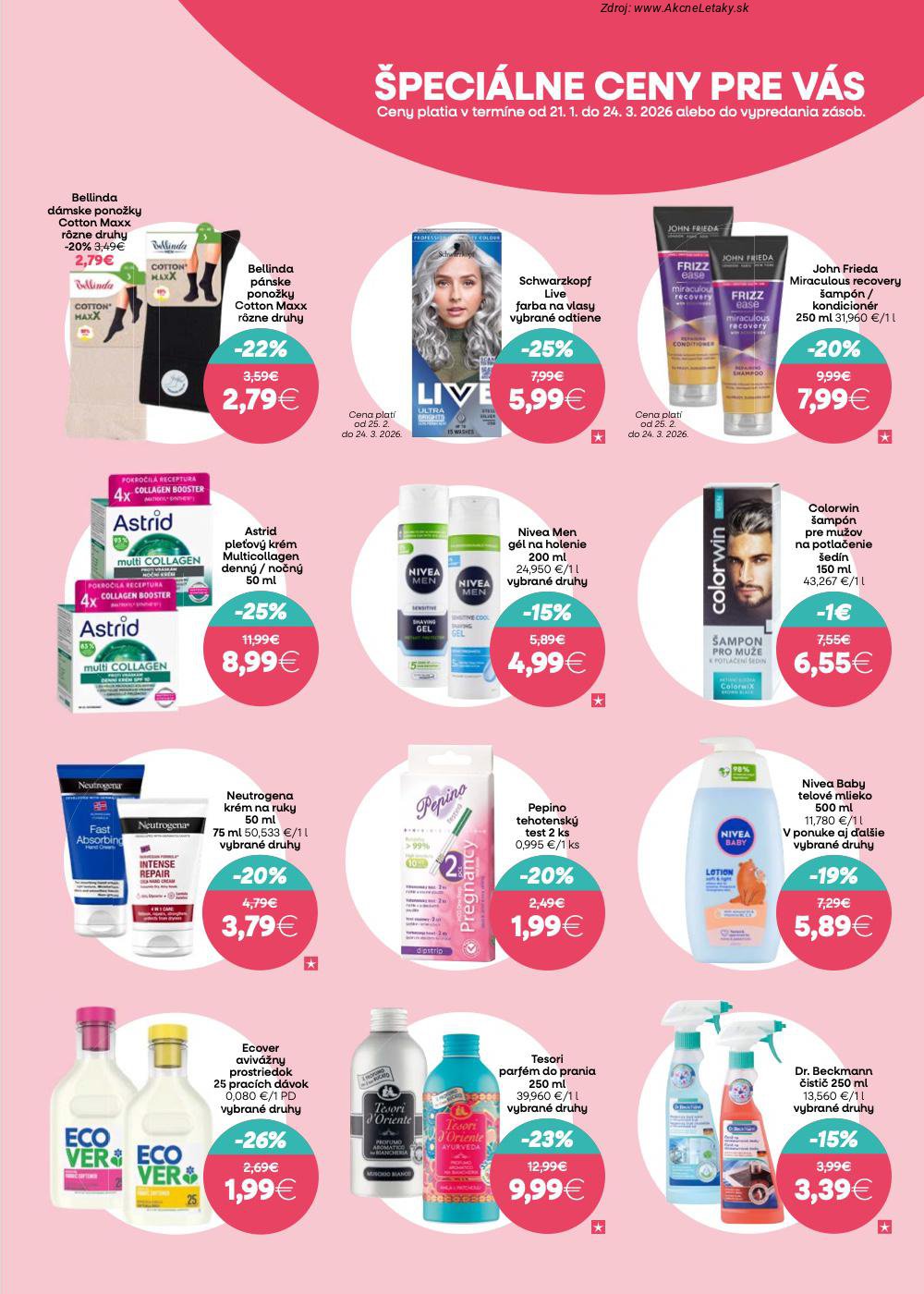 Leták 101 Drogerie (11. 3. - 24. 3. 2026) - strana 9 z 14