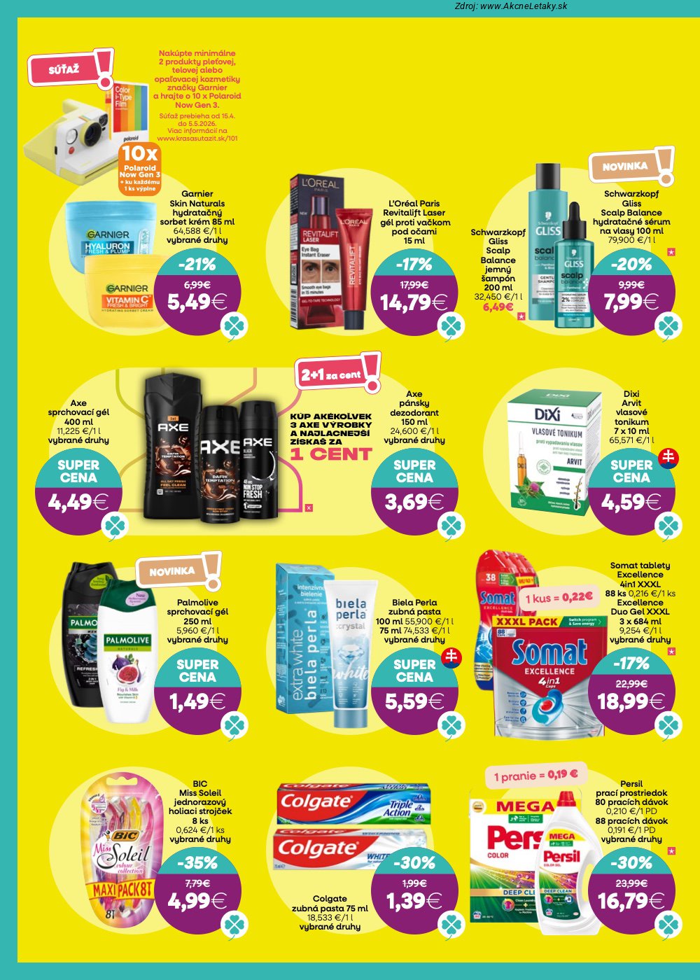 Leták 101 Drogerie (15. 4. - 5. 5. 2026) - strana 2 z 12