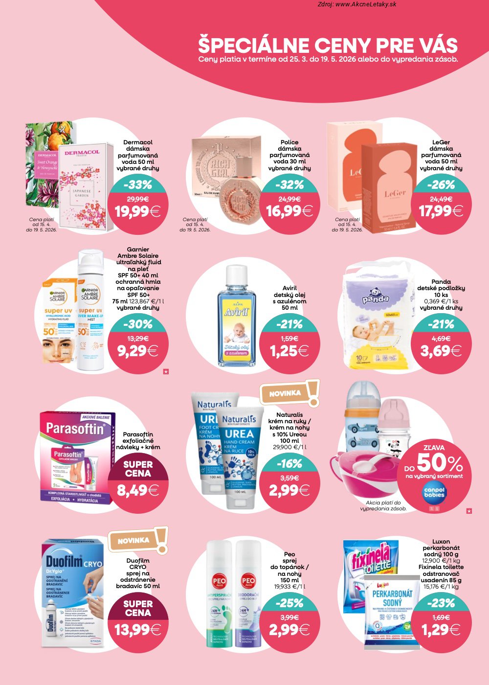 Leták 101 Drogerie (15. 4. - 5. 5. 2026) - strana 9 z 12