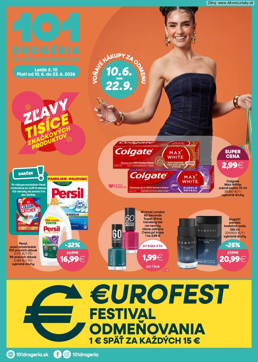 Leták 101 Drogerie (10. 6. - 23. 6. 2026) - strana 1 z 12