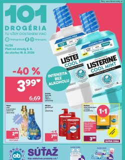 Leták 101 Drogerie od 5. 8.
