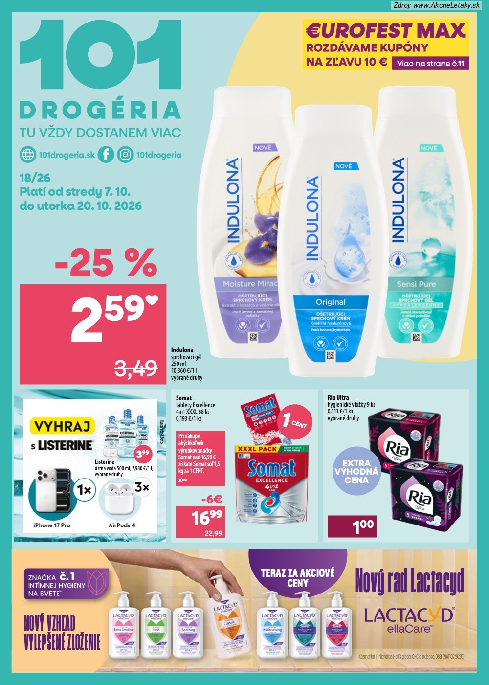 Strana 3 - leták 101 Drogerie (7. 10. - 20. 10. 2026)