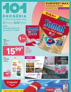 Leták 101 Drogerie od 21. 10.