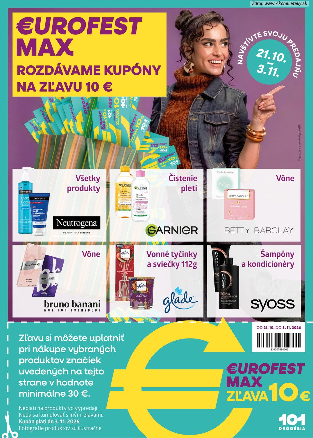 Leták 101 Drogerie (21. 10. - 3. 11. 2026) - strana 11 z 11