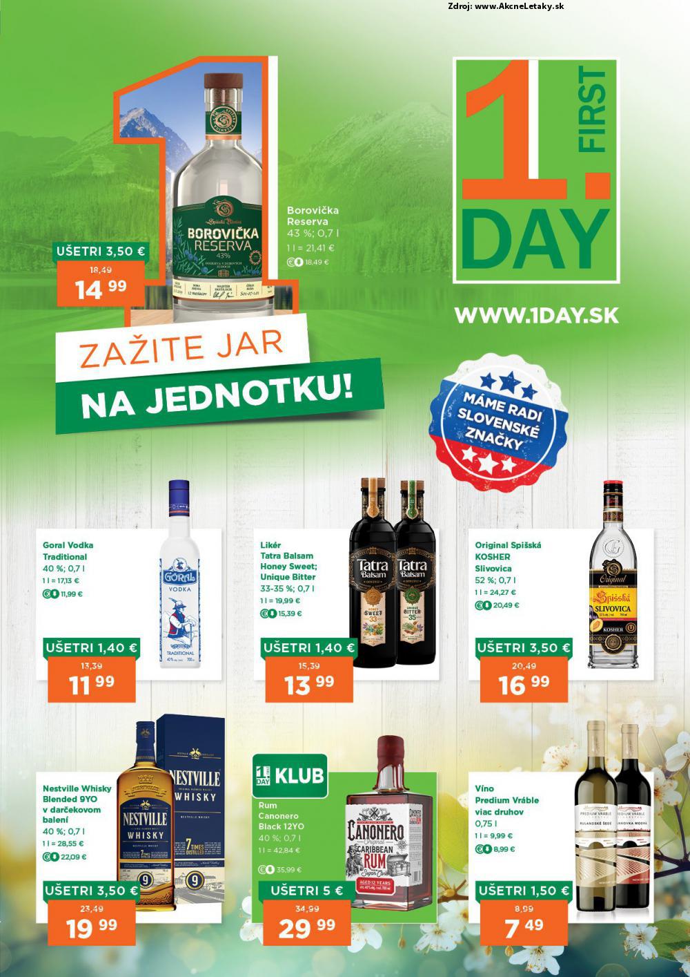 Leták 1. day (13. 3. - 26. 3. 2025) - strana 1 z 4