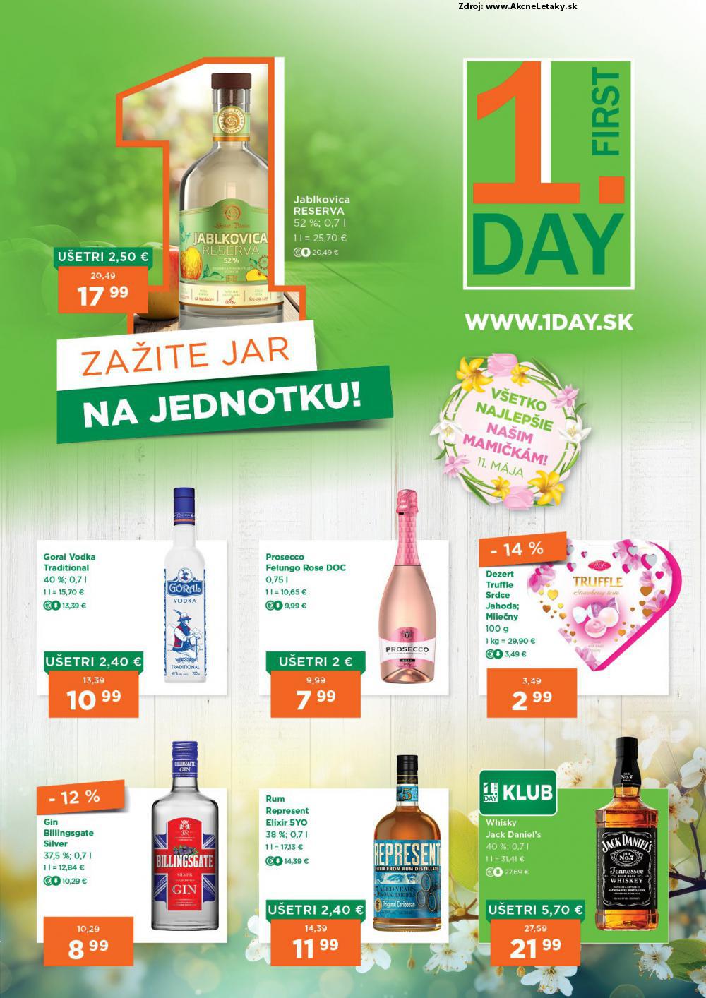 Leták 1. day (8. 5. - 21. 5. 2025) - strana 1 z 4