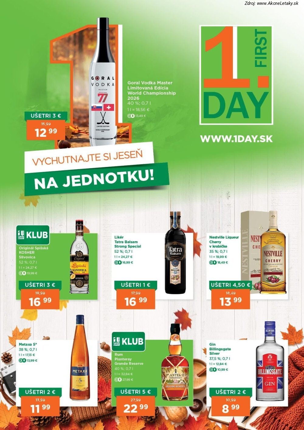 Strana 1 - leták 1. day (22. 10. - 4. 11. 2026)