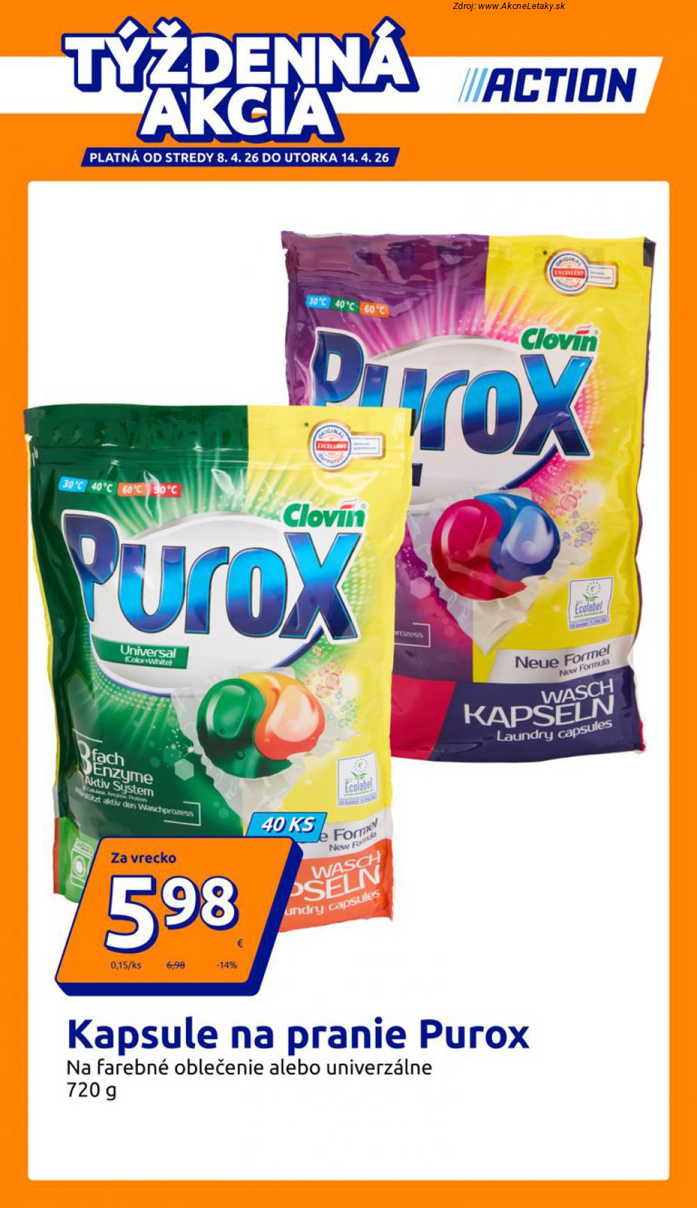 Leták Action (8. 4. - 14. 4. 2026) - strana 1 z 28