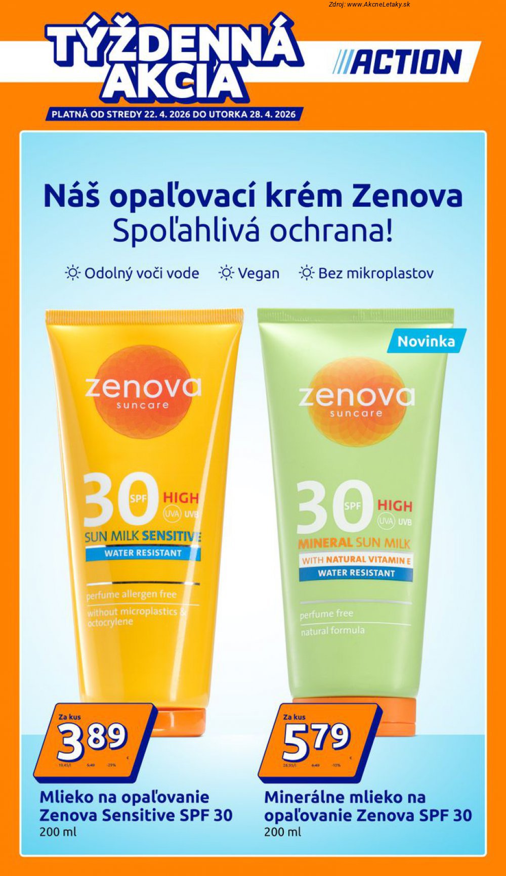 Leták Action - strana 1