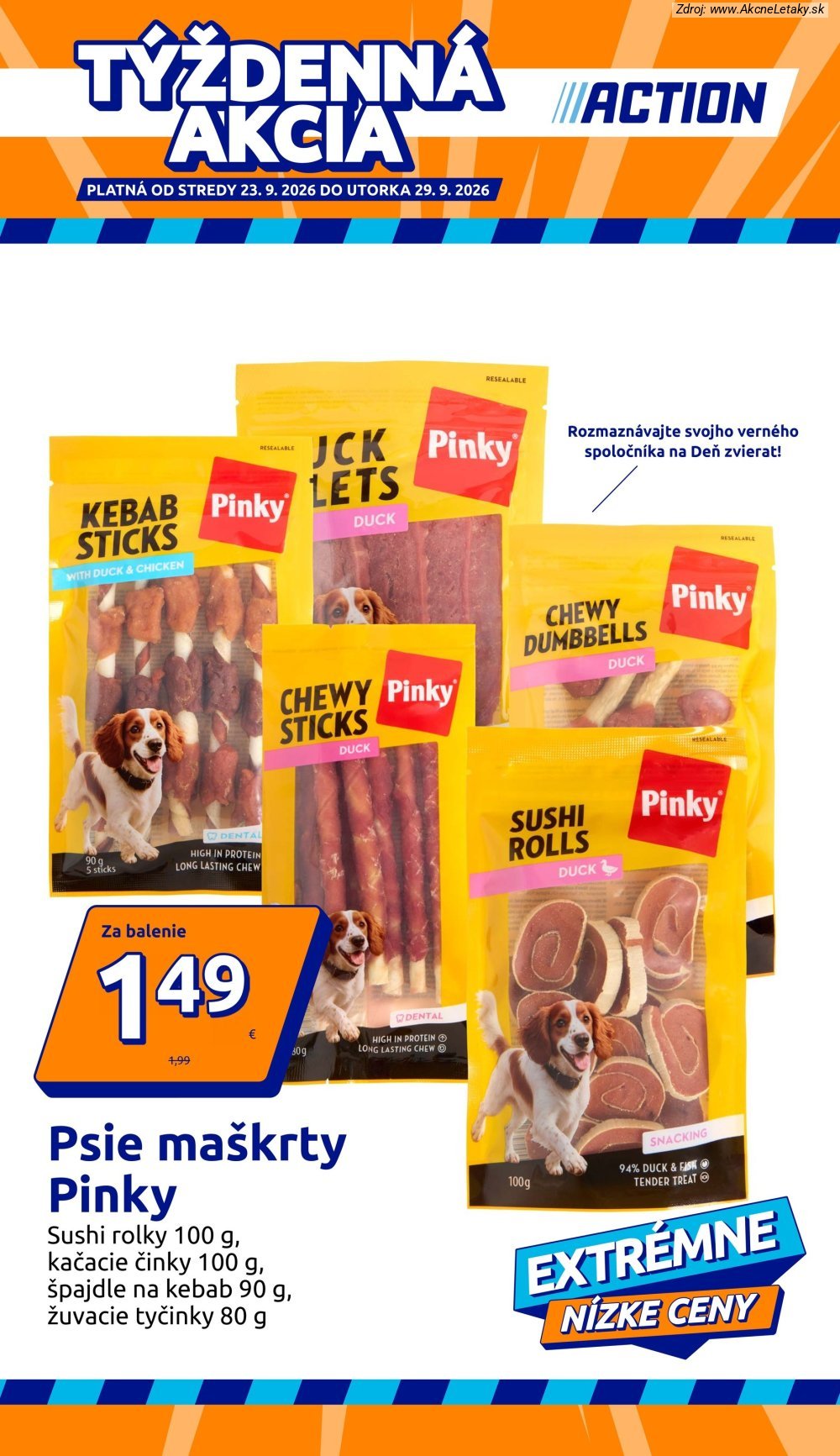 Leták Action - strana 1