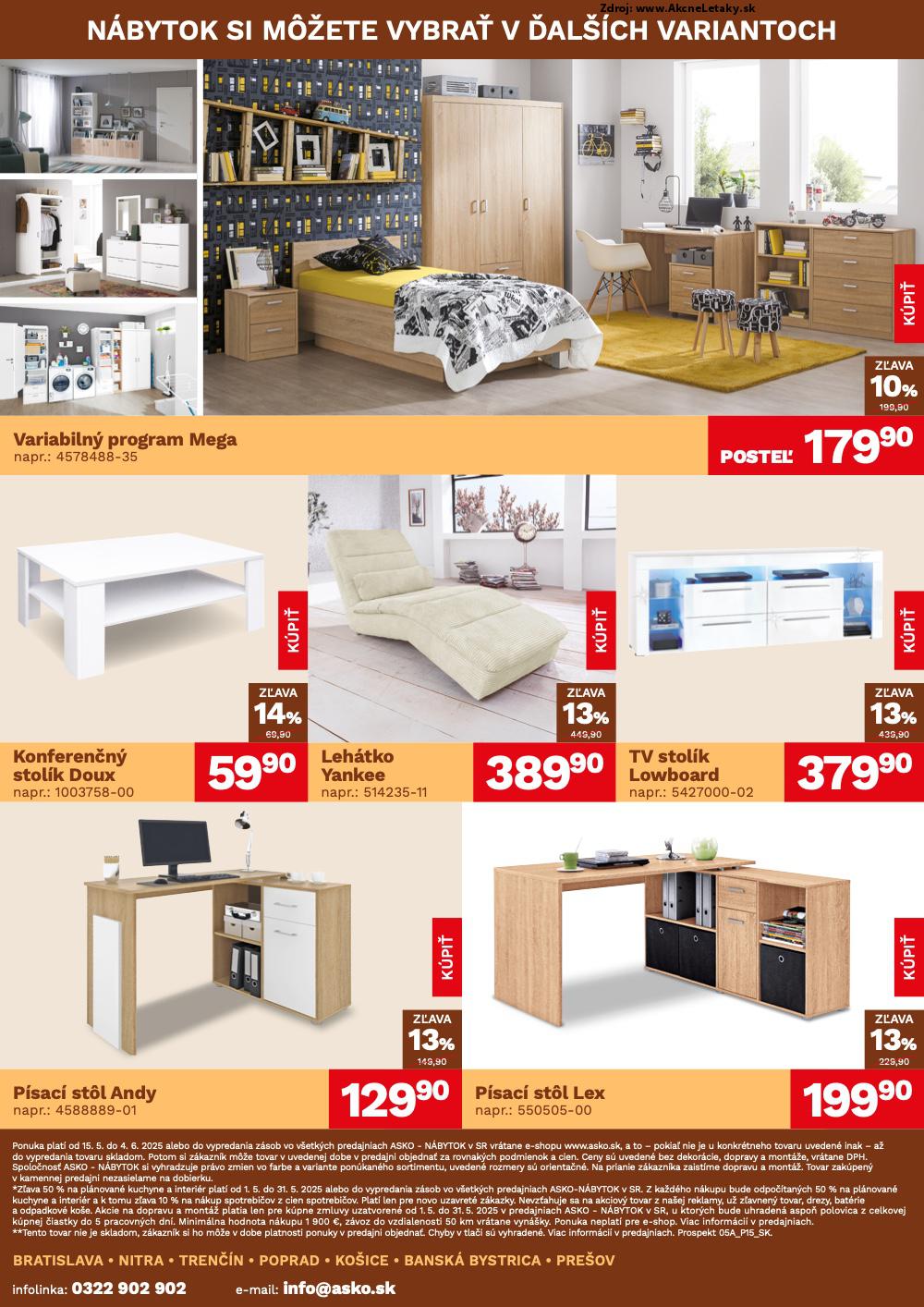 Leták ASKO nábytok (15. 5. - 4. 6. 2025) - strana 4 z 4