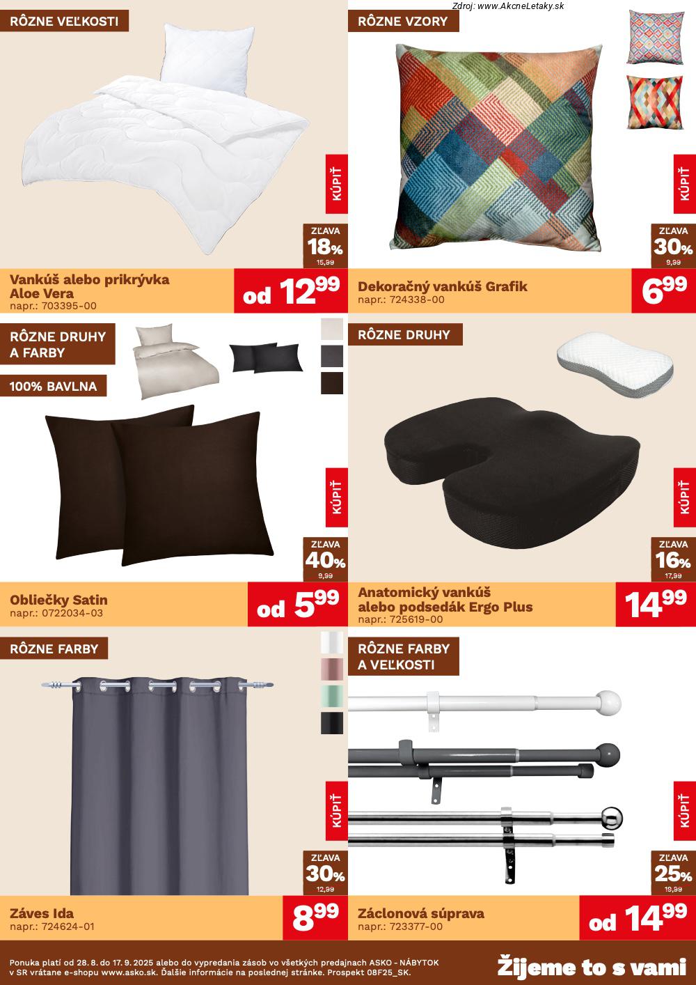 ASKO nábytok leták od 28.8. | AkčnéLetáky.sk