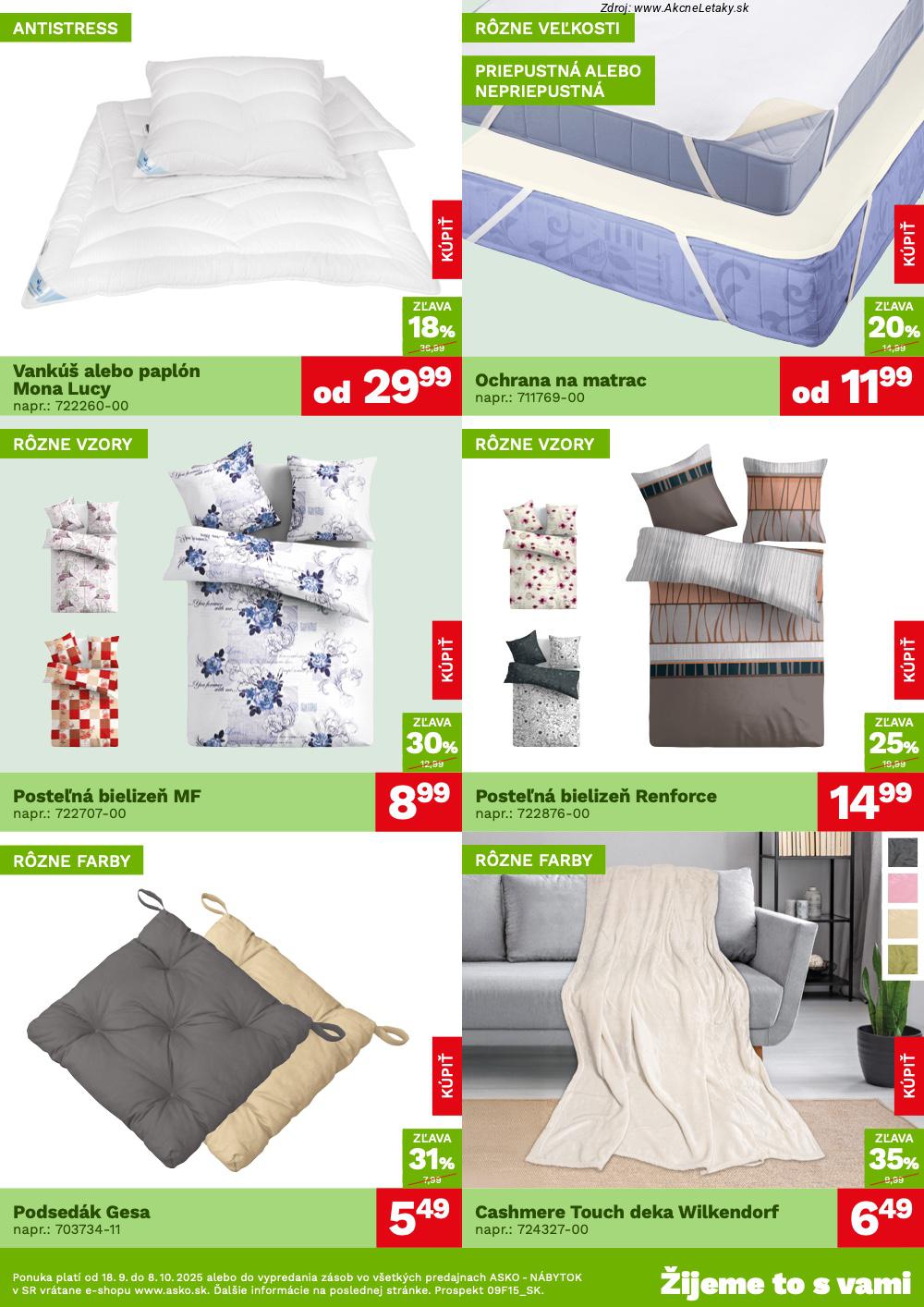 ASKO nábytok leták od 18.9. | AkčnéLetáky.sk