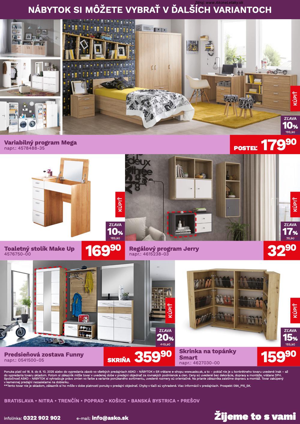 ASKO nábytok leták od 18.9. | AkčnéLetáky.sk