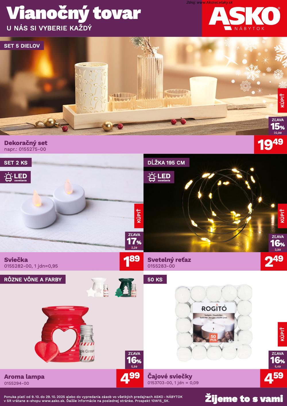 ASKO nábytok leták od 9.10. | AkčnéLetáky.sk