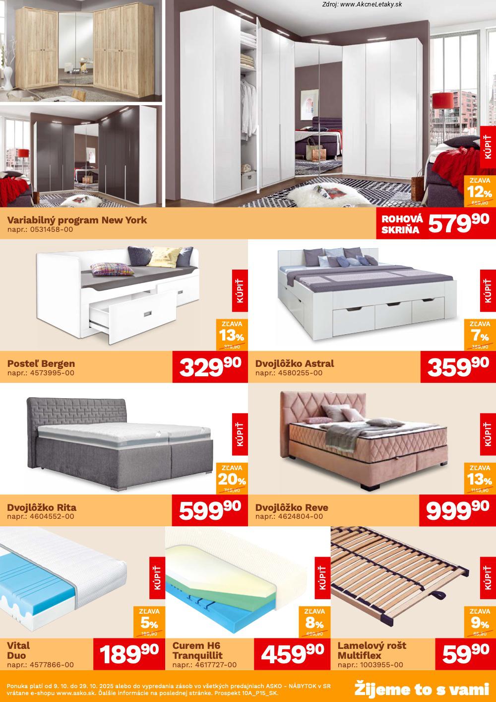 Leták ASKO nábytok (9. 10. - 29. 10. 2025) - strana 3 z 4
