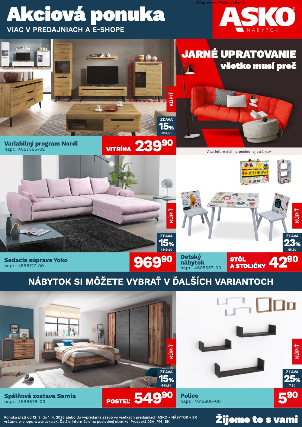 Leták ASKO nábytok - strana 1