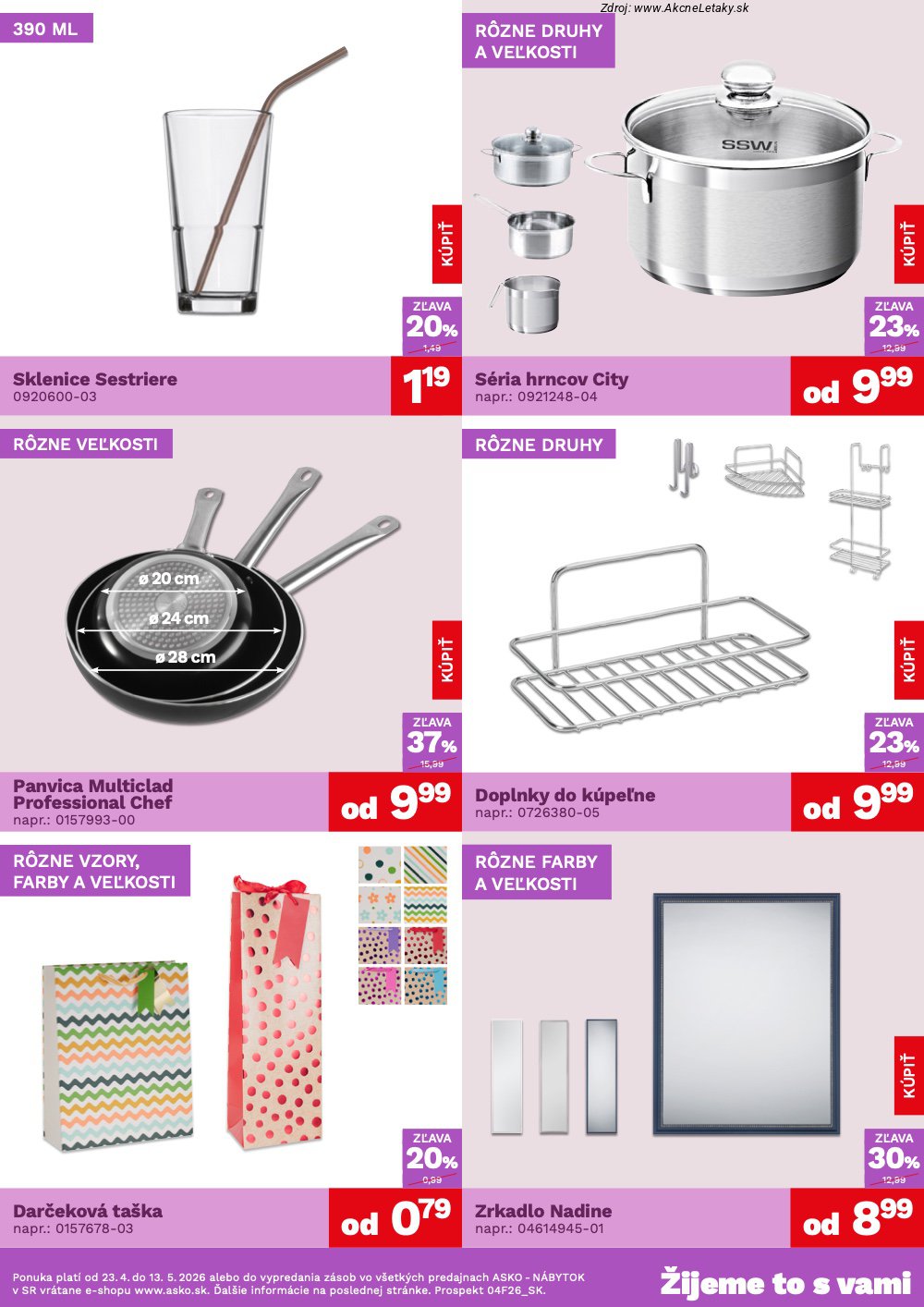 Leták ASKO nábytok (23. 4. - 13. 5. 2026) - strana 2 z 5