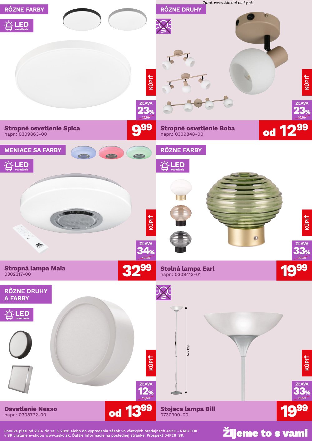 Leták ASKO nábytok (23. 4. - 13. 5. 2026) - strana 4 z 5