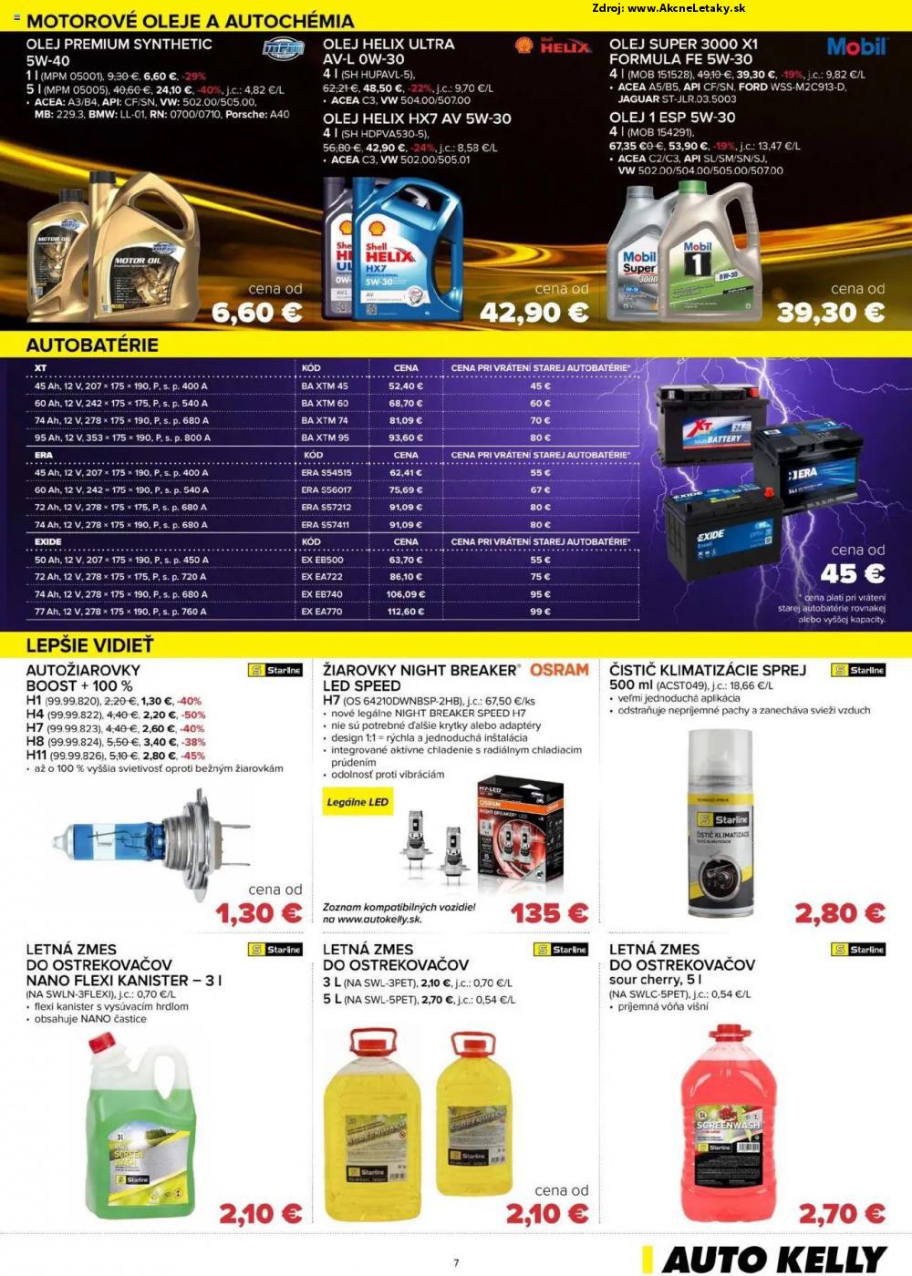 Leták Auto Kelly (29. 7. - 1. 9. 2025) - strana 7 z 12