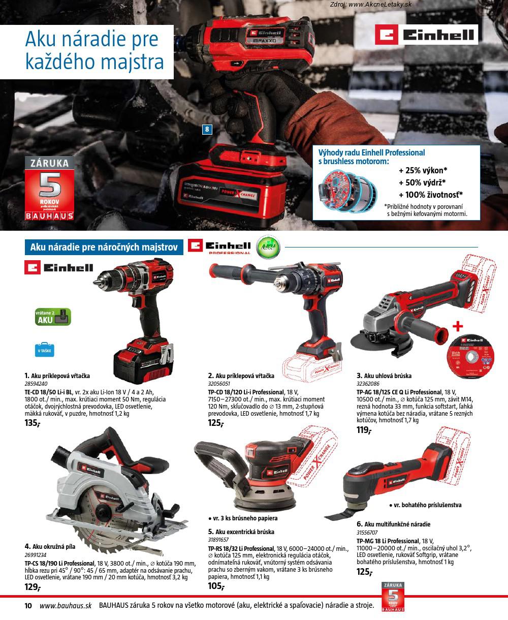 Leták BAUHAUS (do 28. 2. 2026) - strana 10 z 164