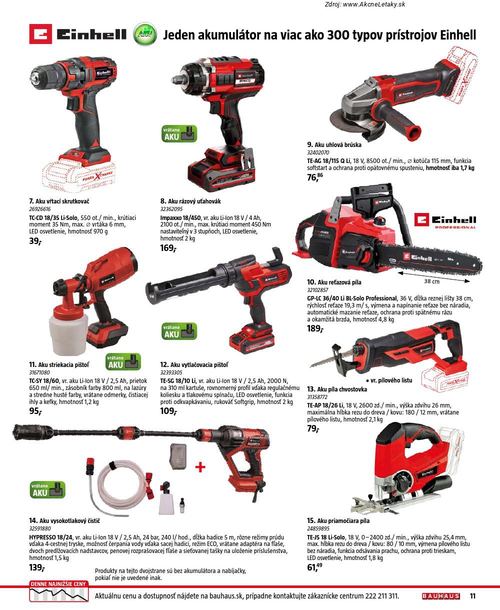 Leták BAUHAUS (do 28. 2. 2026) - strana 11 z 164