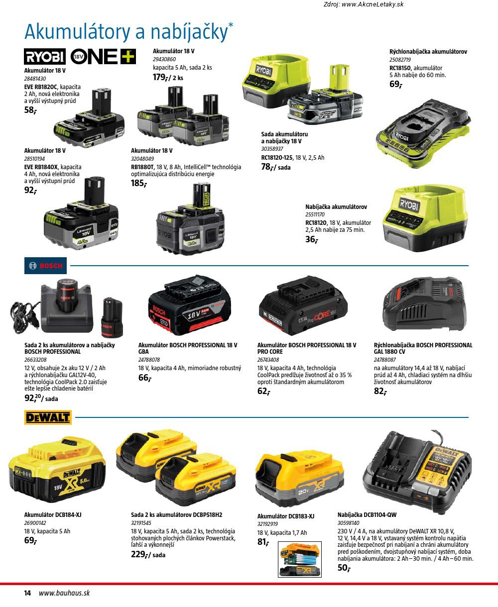 Leták BAUHAUS (do 28. 2. 2026) - strana 14 z 164