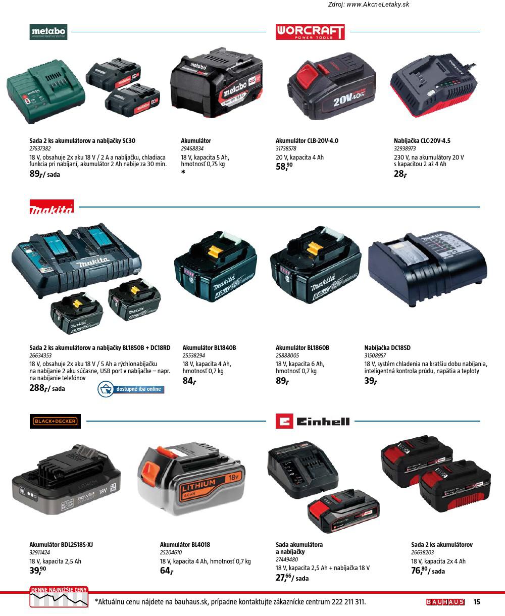 Leták BAUHAUS (do 28. 2. 2026) - strana 15 z 164