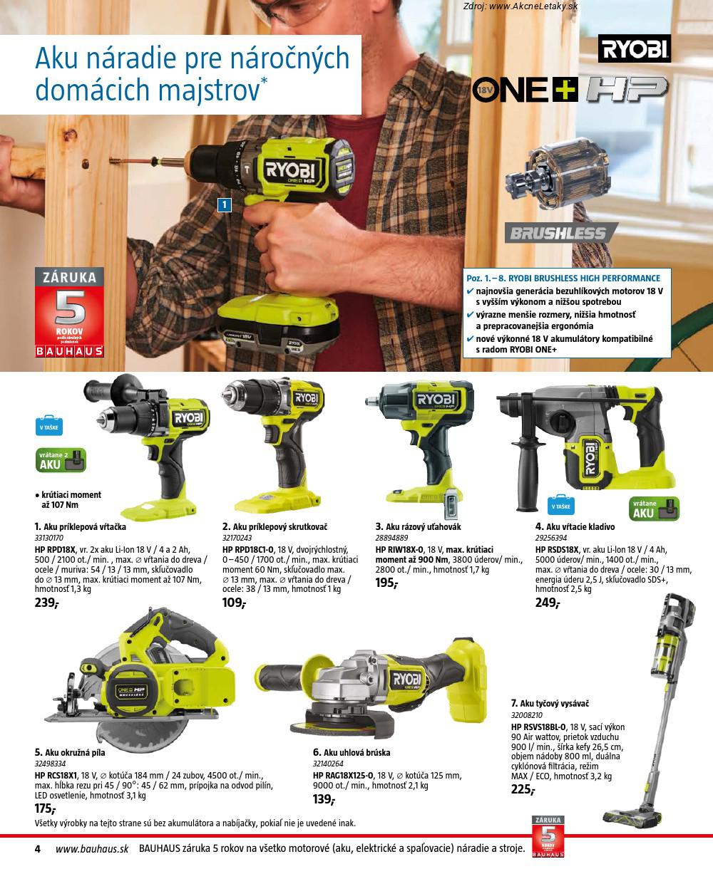 Leták BAUHAUS (do 28. 2. 2026) - strana 4 z 164