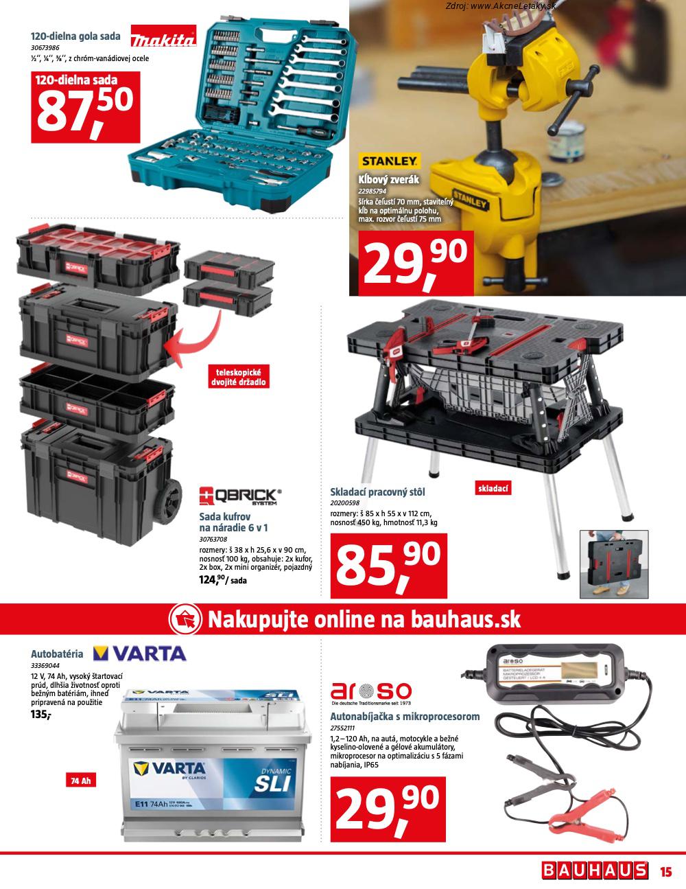 Leták BAUHAUS (12. 1. - 8. 2. 2026) - strana 15 z 25