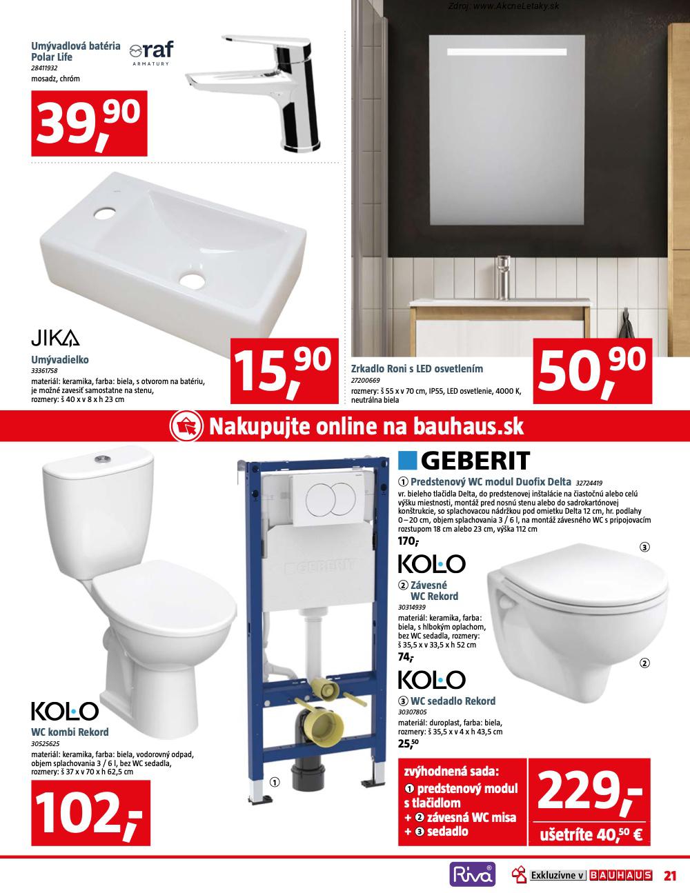 Leták BAUHAUS (12. 1. - 8. 2. 2026) - strana 21 z 25