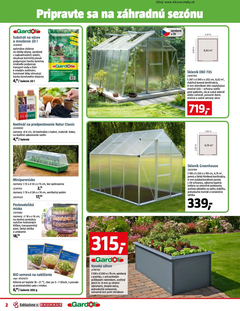 Leták BAUHAUS - strana 2