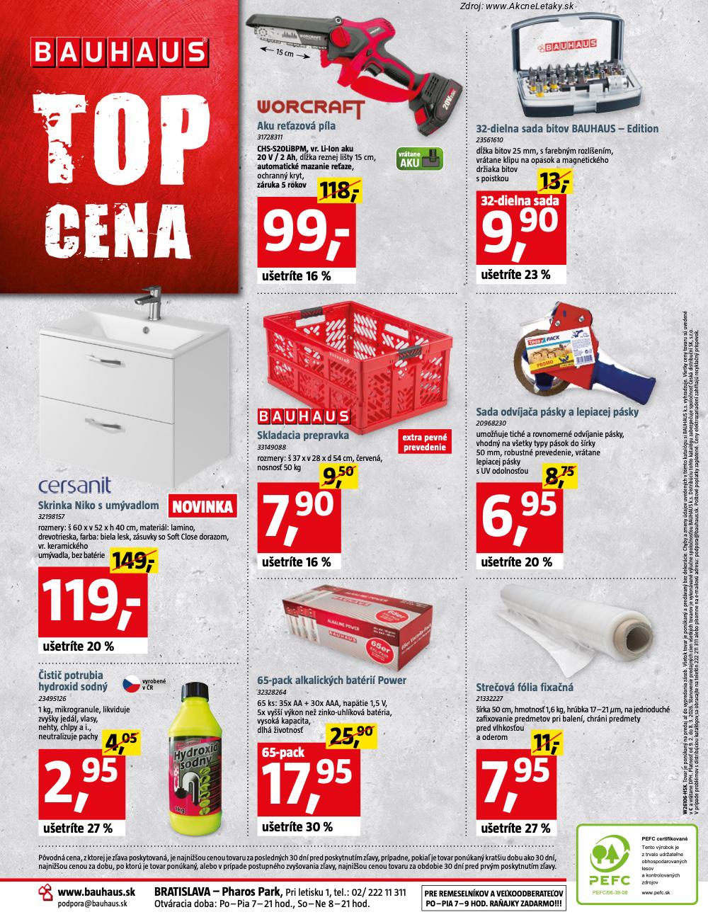 Leták BAUHAUS (9. 2. - 8. 3. 2026) - strana 28 z 29