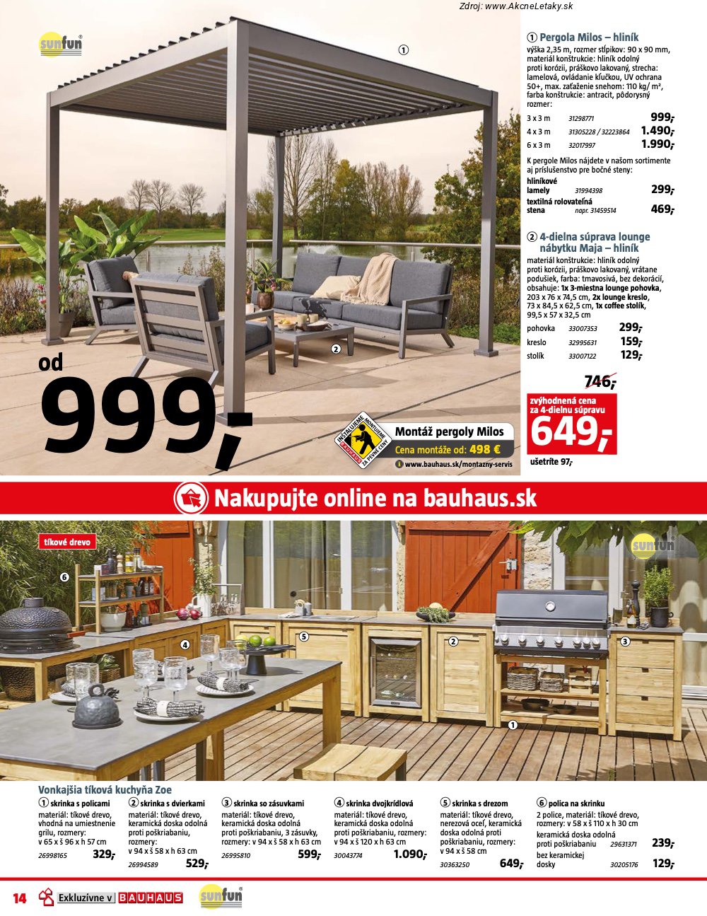 Leták BAUHAUS - strana 14