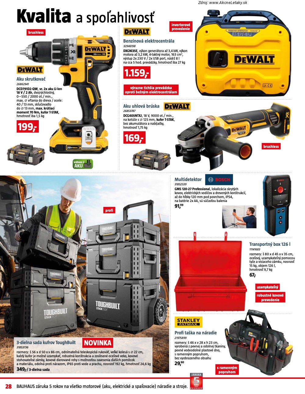 Leták BAUHAUS - strana 28