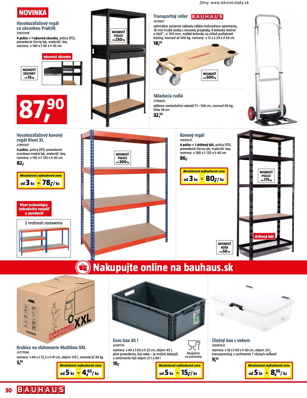 Leták BAUHAUS - strana 30