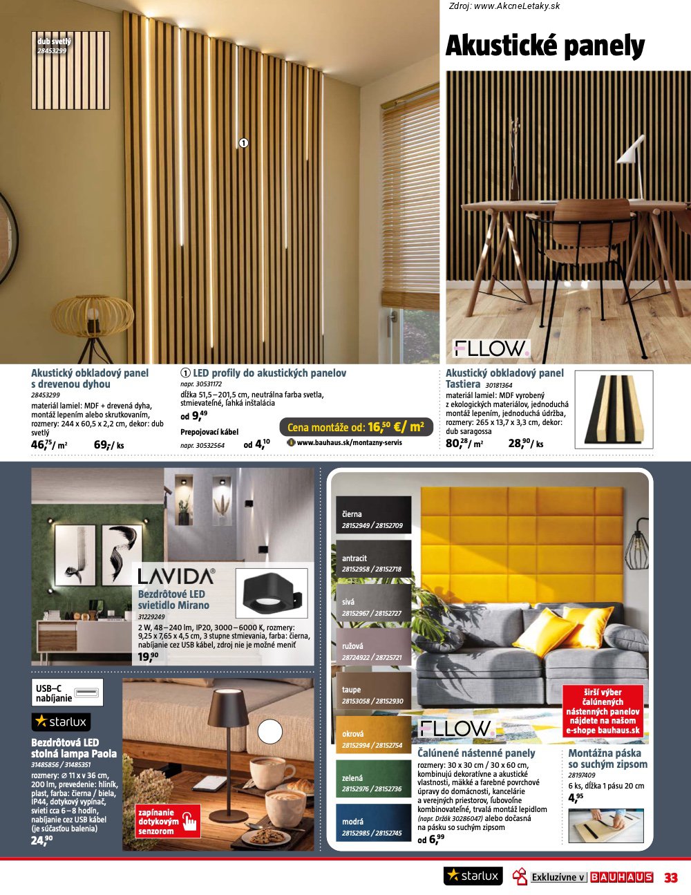 Leták BAUHAUS - strana 33