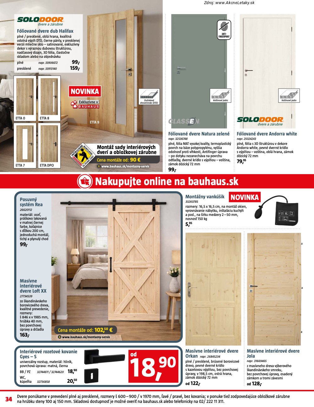 Leták BAUHAUS - strana 34