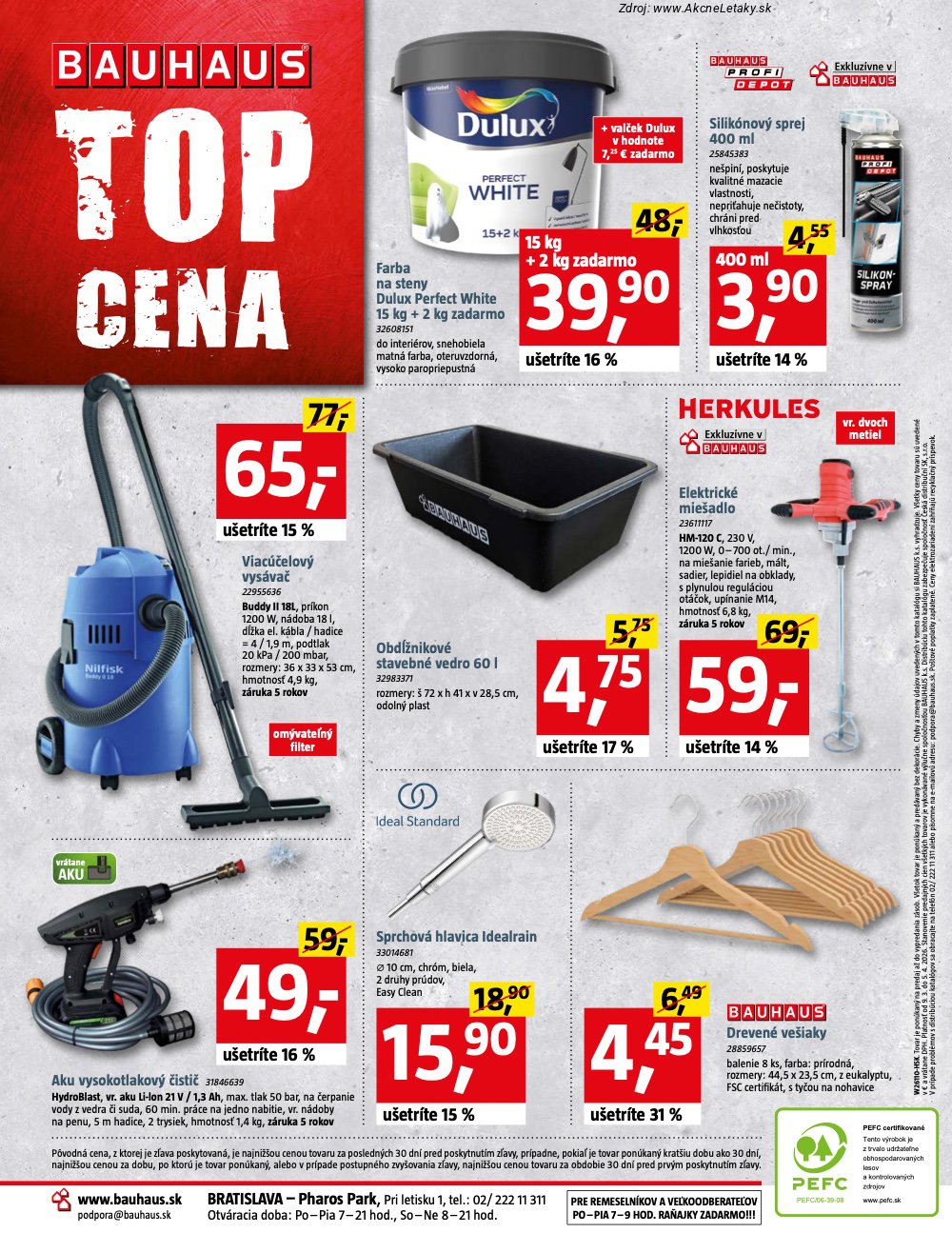 Leták BAUHAUS - strana 40